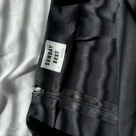 Aritzia Black Mini Skirt - Picture 2 of 3